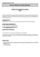 PV CONSEIL MUNICIPAL DU 25 AVRIL 2025